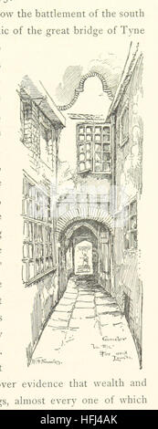 Image prise à partir de la page 203 de "Vestiges d'anciennes et Newcastle Gateshead. Illustrations par W.H. Knowles, etc' image prise à partir de la page 203 de "Vestiges d'Anciennes Newcastle Banque D'Images