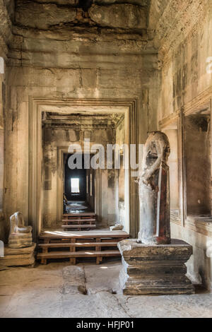 Trésors d'Angkor au Patrimoine Mondial de l'Unesco d'Angkor Wat Banque D'Images