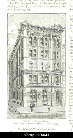 L'histoire de Detroit et le Michigan ou la métropole, illustré, etc. Image prise à partir de la page 924 de "l'histoire de Detroit Banque D'Images