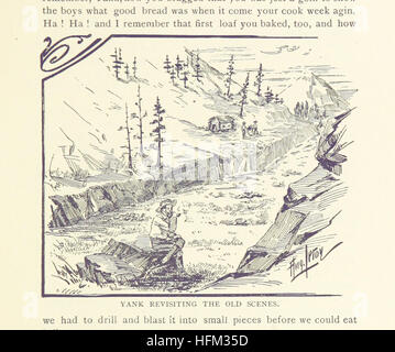 Cette image tirée de « les Argonautes de Californie » représente les débuts de l'exploitation minière en Californie, détaillant les récits personnels des mineurs et des colons. Il comprend des illustrations et des descriptions des défis rencontrés pendant la période de la ruée vers l'or, offrant un aperçu de la vie des pionniers. Banque D'Images