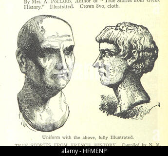 « Histoires vraies de l'histoire romaine » illustre des événements et des personnages clés de la Rome antique, offrant un récit factuel des moments cruciaux de l'histoire romaine à travers des représentations visuelles attrayantes. Banque D'Images