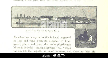 Cette image tirée de 'In Scripture Land' offre une représentation des lieux sacrés référencés dans les textes religieux. Le livre fournit de nouvelles vues et idées sur ces lieux importants, illustrant leur importance dans l'histoire spirituelle. Banque D'Images