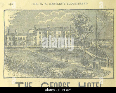 Cette image est tirée de la page 44 du 'Hartley's Illustrated Coaching Guide to North Wales', un guide de voyage historique offrant un aperçu du paysage, de la culture et des itinéraires de coaching de la région au XIXe siècle. Banque D'Images