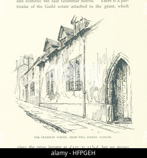 Ludlow ville et quartier. Une série de croquis de ses paysages, des antiquités, de la géologie ... Avec une gravure et d'illustrations, etc. Image prise à partir de la page 86 de "ville et Quartier Ludlow Banque D'Images