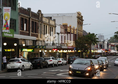 "Manger" de la rue Church Street, Parramatta dans l'ouest de Sydney, Australie. Banque D'Images