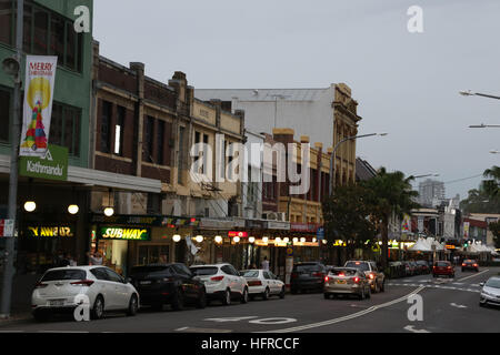 "Manger" de la rue Church Street, Parramatta dans l'ouest de Sydney, Australie. Banque D'Images