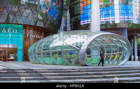 Centre Commercial ION Orchard Street, Singapour Banque D'Images