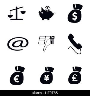 Business icons set 7 vecteur Illustration de Vecteur