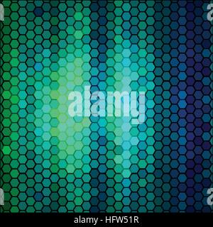 Résumé Contexte hexagonal géométrique Illustration de Vecteur