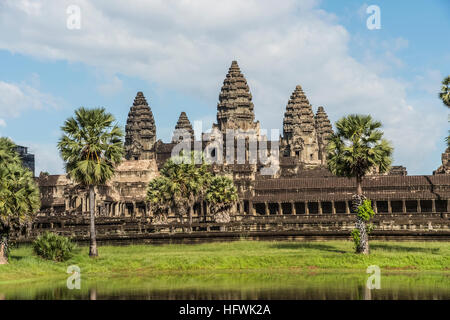 Trésors d'Angkor au Patrimoine Mondial de l'Unesco d'Angkor Wat Banque D'Images