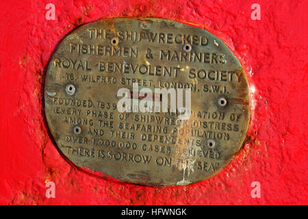 Plaque sur la seconde guerre mondiale, deux mines de mer utilisée pour la collecte de charité. Banque D'Images