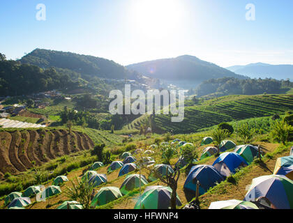 Cité des tentes Banque D'Images