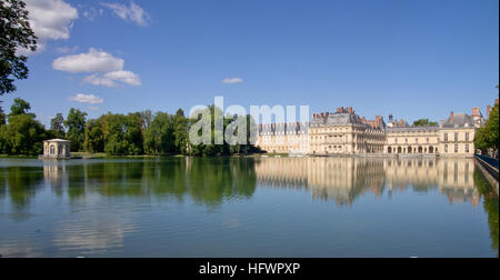 Château de Fontainebleau, le Carp Lake Banque D'Images