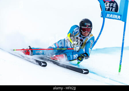 L'Alta Badia, Italie 18 décembre 2016. Aleksander KILDE Aamodt (Ni) qui se font concurrence sur les AUDI FIS Coupe du Monde de Ski alpin Slalom géant hommes Banque D'Images