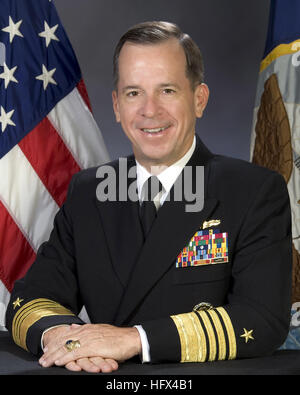 050711-N-0000X-001 U.S. Navy photo : Chief of Naval Operations Adm. Michael G. Mullen. (Libéré) US Navy 050711-N-0000X-001 U.S. Navy photo, chef des opérations navales Adm. Michael G. Mullen Banque D'Images