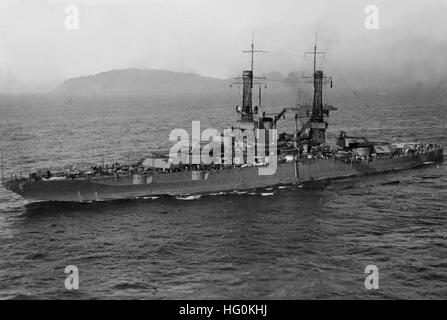 USS New Mexico BB-40 1921 Banque D'Images