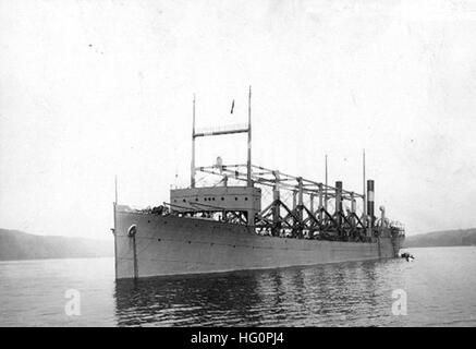 USS Cyclops en Hudson River 19111003 Banque D'Images