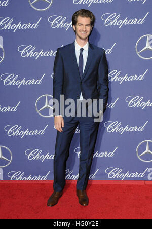 Palm Springs, CA, USA. 2 Jan, 2017. 02 janvier 2017 - Palm Springs, Californie - Andrew Garfield. 2017 Festival International du Film de Palm Springs gala tenu à Palm Springs Convention Center. Crédit photo : Birdie Thompson/AdMedia © Birdie Thompson/AdMedia/ZUMA/Alamy Fil Live News Banque D'Images