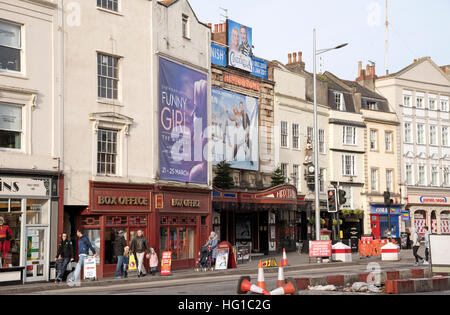 Le centre-ville de Bristol Avon England UK l'Hippodrome Theatre et box office Banque D'Images