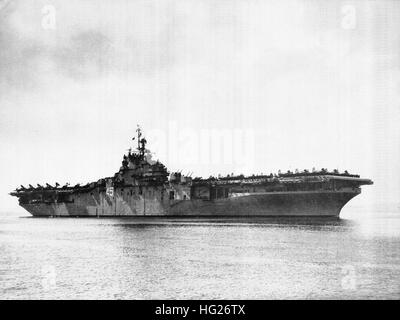 USS Valley Forge (CV-45) en mer c1947 Banque D'Images