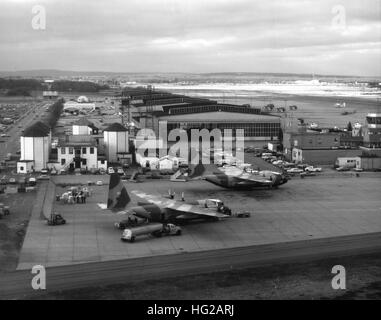 Vue de l'US Naval Air Station Quonset Point c2792 Banque D'Images