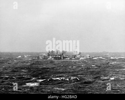 USS Wichita (CA-45) dans l'Atlantique Nord en septembre 1941 Banque D'Images