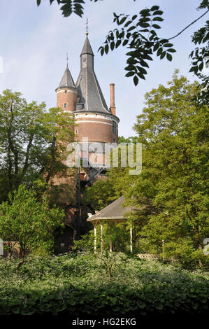 Château dans la ville néerlandaise Canfranc-estanción nommé Château Duurstede Banque D'Images