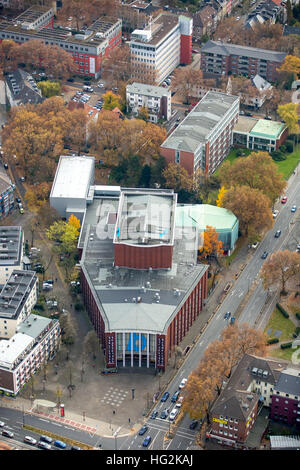 Vue aérienne, play house Bochum, théâtre Schauspielhaus de Bochum, Bochum, Ruhr, Rhénanie du Nord-Westphalie, Allemagne, Europe, Aerial Banque D'Images