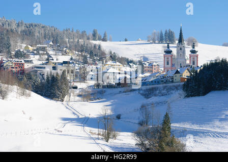 Mariazell : basilique, Obere Steiermark, Steiermark, Styrie, Autriche Banque D'Images