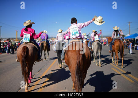 Mokobé à Navajo Nation juste, un événement de renommée mondiale qui met en valeur l'Agriculture Navajo, beaux-arts et l'artisanat, de la promotion et de preservat Banque D'Images