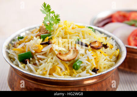 Vegetable Pulao, Indian food Banque D'Images