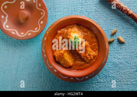 Ou Shahi Makhani Paneer Paneer , indiens Banque D'Images