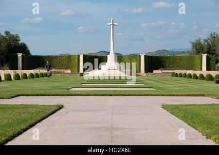 Cimetière des sépultures de guerre du Commonwealth, Catane, Sicile Banque D'Images