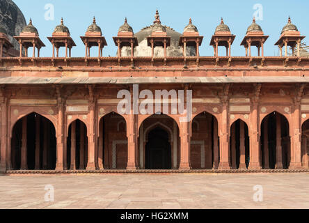 Jama Masjid (mosquée du vendredi), à Fatehpur Sikri, Inde Banque D'Images