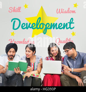 L'apprentissage de compétences développement Knowlerdge Concept Banque D'Images