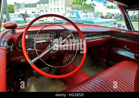 Cadillac Eldorado intérieur et dash Banque D'Images