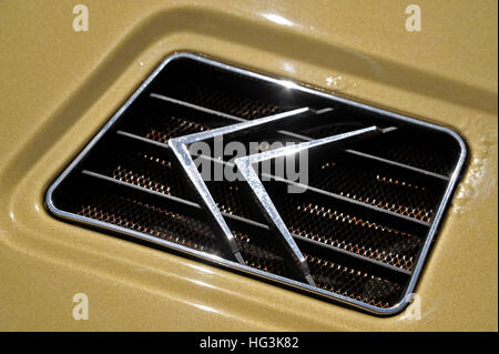 Citroen SM Maserati la grille d'admission d'air et de l'emblème Banque D'Images