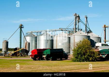 Silos agricoles - Prince Edward Island - Canada Banque D'Images