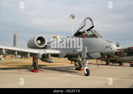 Us air force a-10 tank killer cockpit avion thunderbolt Banque D'Images