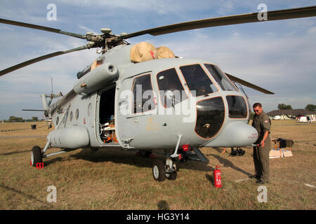 La force aérienne croate d'hélicoptères mi-171sh Banque D'Images