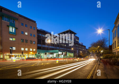 Bristol Royal Infirmary, Bristol, Royaume-Uni. De réaménagement. Banque D'Images