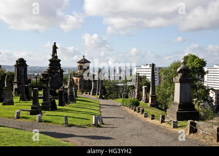 Nécropole de Glasgow, Ecosse, Royaume-Uni. Banque D'Images