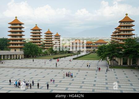 Taiwan : Taiwan's plus grand monastère buddist Fo-Guang-shan, situé dans Dashu District, Kaohsiung. Photo de 08. Mai 2016. Dans le monde d'utilisation | Banque D'Images