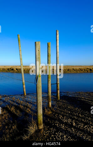 Morston quay, North Norfolk, Angleterre Banque D'Images