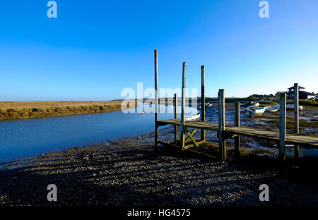Morston quay, North Norfolk, Angleterre Banque D'Images