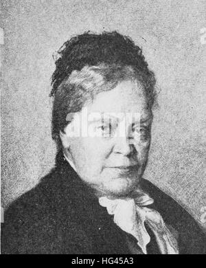 La Baronne Marie von Ebner-Eschenbach, Marie Freifrau von Ebner-Eschenbach ; 13 Septembre, 1830 - Le 12 mars 1916, était un écrivain autrichien connu pour son excellent romans psychologiques, reproduction d'une photo de l'année 1895, l'amélioration numérique Banque D'Images