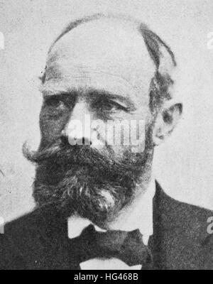 Emil Kirdorf, 8 avril 1847 - 13 juillet 1938, était un industriel allemand, l'un des premiers grands employeurs dans les secteurs industriels de la Ruhr, reproduction d'une photo de l'année 1895, l'amélioration numérique Banque D'Images