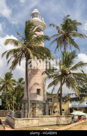 Galle Fort phare, Sri Lanka Banque D'Images