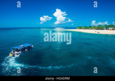 Beautiful South Sea Island, Yasawa Islands, Fidji, Pacifique Sud Banque D'Images