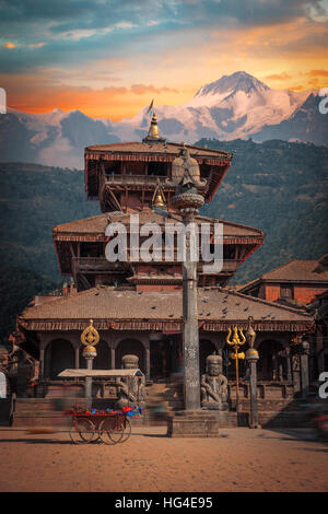 Patan .ville ancienne dans la vallée de Katmandou. Le Népal Banque D'Images